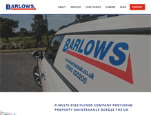 Tablet Screenshot of barlows-electrical.com